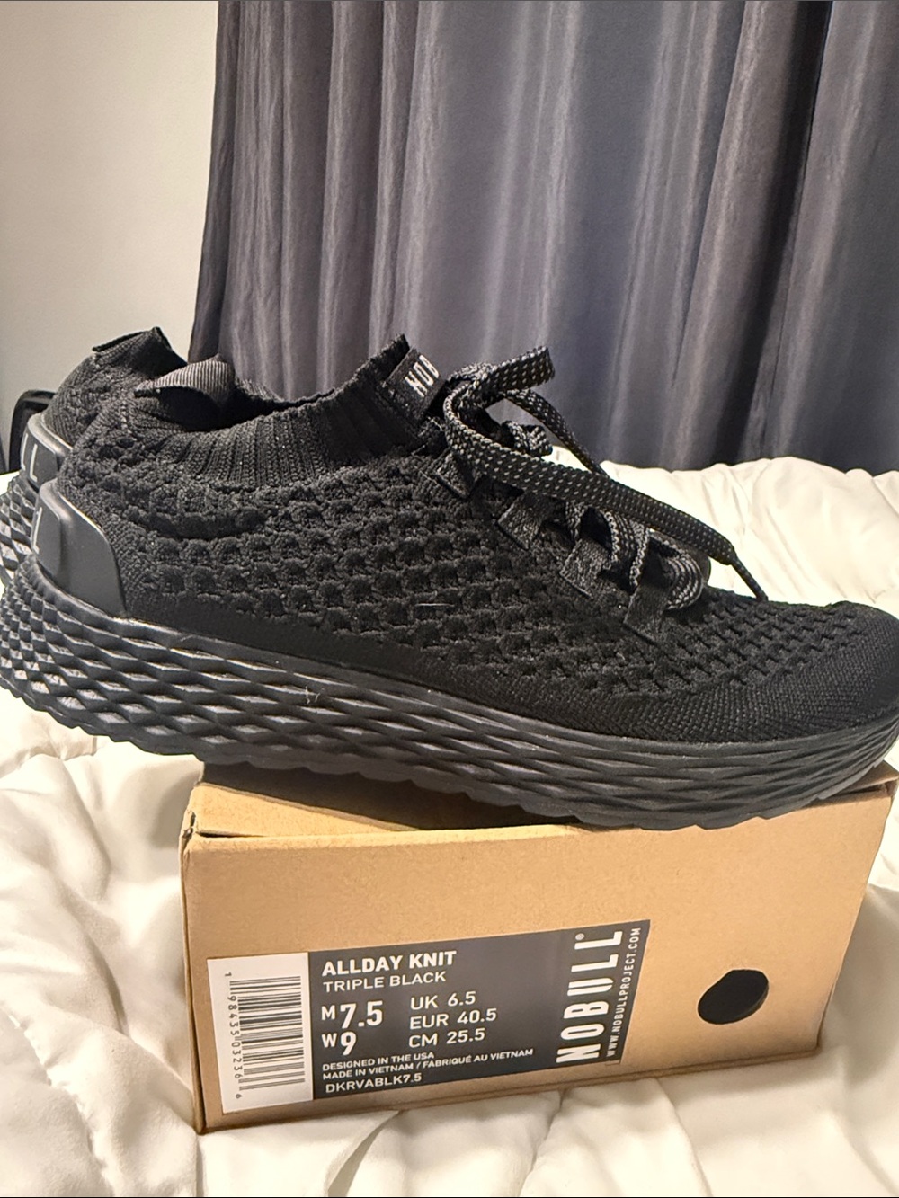 NOBULL Triple Black Allday Knit Men's Sneaker